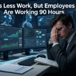 AI Promises Less Work But Employees Work 90 Hours